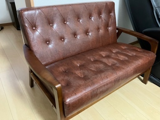 (受け渡し者決定)おしゃれな2Pソファー♪