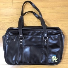 通学カバン　学生カバン　高校生　茶色　
