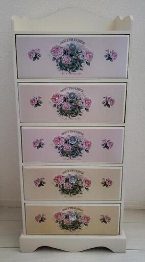 9800円➡️4000円【美品】元値18000円で半額以下！薔薇の棚(５段)