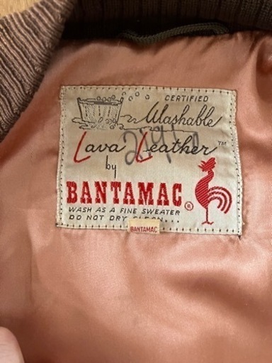 40年代か50年代のビンテージbantamacのスウェードブルゾン