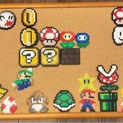 マリオ　壁掛けアイロンビーズ
