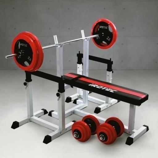 アイロテック ベンチプレスセット&バーベル&マルチベンチ