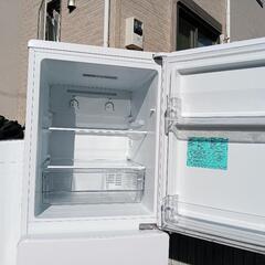 東京23区送料無料　超美品ハイアール2ドア148L　プロによる洗浄/除菌済み AH006 ハイアール 23年モデル 2ドア冷蔵庫 148L