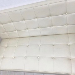 ソファ【引取希望】カリモク 2シーター アイボリー☆★の画像