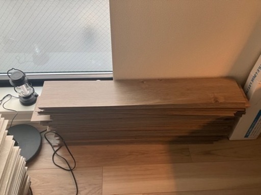 フロアタイル　木目調　ラスティックチーク　約100枚