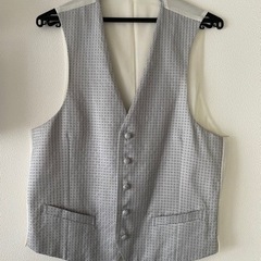 タキシード上下セット・ベスト付き　結婚式用の画像