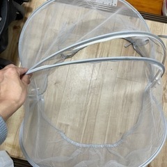 蚊帳 ベビーカー チャック 白