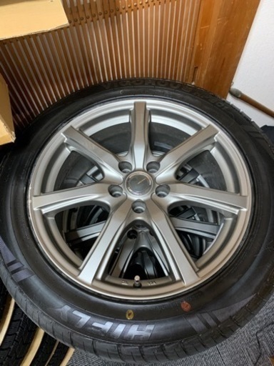 【不定期値下げ】デリカD5などに　サマータイヤ&18インチホイール4本