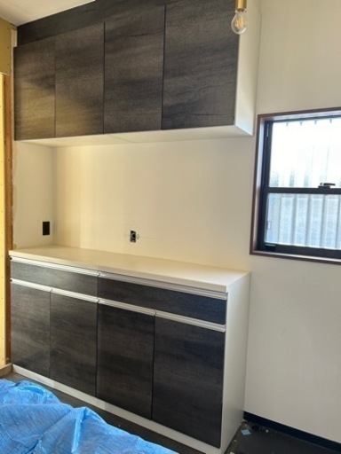 クリナップ　カップボード　食器棚　キャビネット