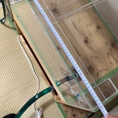 希少！　60㎝ワイド　アクリル水槽（底面穴あき）＆水槽台の画像