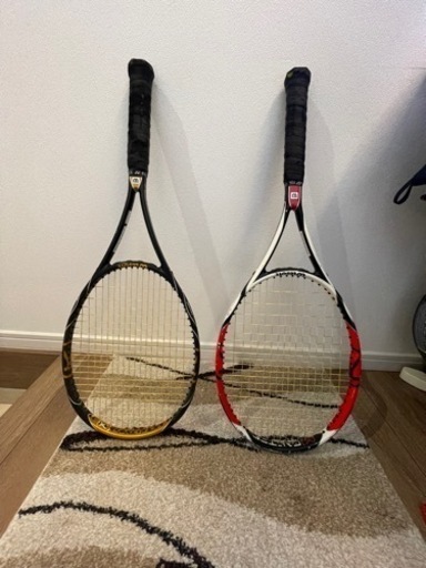 Wilson k blade tour 93、k six one 95 硬式テニスラケット 2本セット