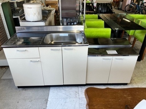 キッチン　シンク、ガス台セット