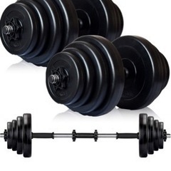 ダンベル20KG×2(ジョイント付きブラック）