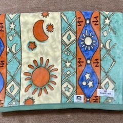 80s アクリル100% 肉厚毛布 昭和レトロ アンティーク 175×131