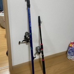 釣竿×2本