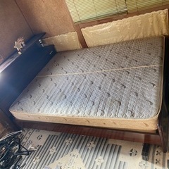 家具 ベッド ダブルベッド　マットレス　スプリング