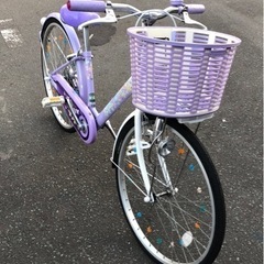 【pさんと商談中】女の子　自転車☆ブリヂストン製☆24インチ☆パ...