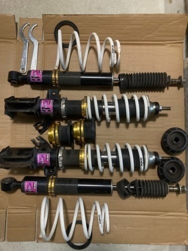 ノート　マーチ　車高調　hks  ハイパーマックスタイプc 全長式　e12 k13