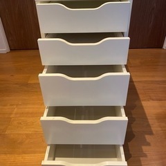 IKEA カラーボックス 引き出し 収納 ALEXの画像