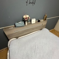 【決まりました】家具 ベッド ダブルベッドの画像