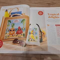 クロスステッチ　雑誌の画像