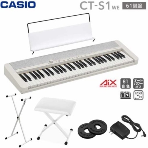 電子ピアノ　casiotone cts1