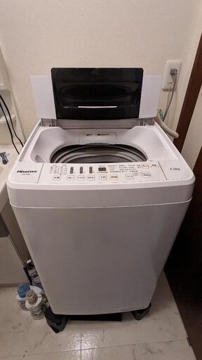 受け渡し予定者決まりました　洗濯機　Hisese 4.5kg　ペイペイでの支払い可！