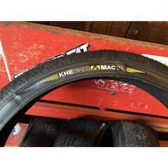 自転車 BMX タイヤ　20インチ KHE BIKES MAC2+FOLDING PREMIUM 20x2.1~2.3　最軽量360g 即決　送料無料　2本セット　新品未使用の画像