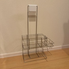 【部品欠品】 ニトリ ステンレスシャワーラック2段(スクエア)の画像