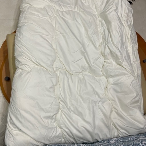 ニトリ　170✖️210 セミダブル羽毛布団　スグニツカエルシング6テン　家具 寝具 布団