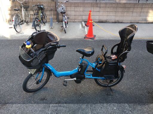 ｃ64?　電動自転車・リサイクル専門店　?　ご試乗をしてから、ご購入できます。?  ?️２０インチ、チャイルドシート、３人乗り、２人乗
