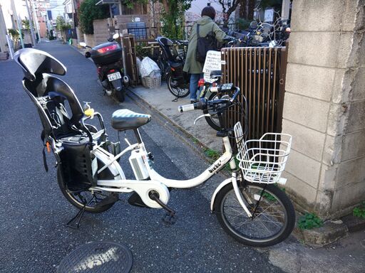 ｃ64?　電動自転車・リサイクル専門店　?　ご試乗をしてから、ご購入できます。?  ?️２０インチ、チャイルドシート、３人乗り、２人乗