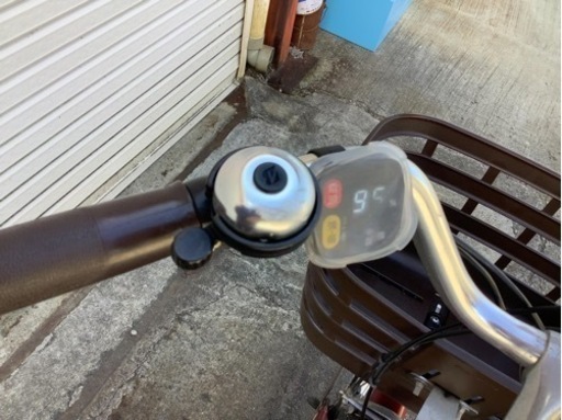 345 ブリヂストン最新機種電動アシスト自転車フロンティア20インチ　ワインレッドアルミ