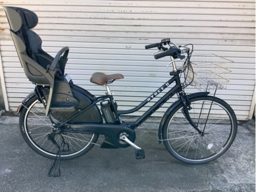 351  ブリヂストン新機種電動アシスト自転車ハイディⅡ26インチ ネイビーアルミボディー
