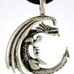 AzureGreen Dragon Moon Celestial...