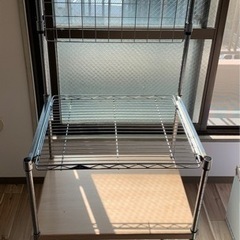 【お話し中】ルミナス スチールラック レンジ台 の画像
