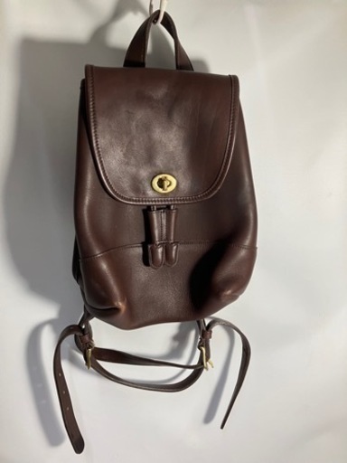 ☆値下げ☆O2403-367 COACH オールドコーチ ミニリュック キズ汚れ色あせ有り