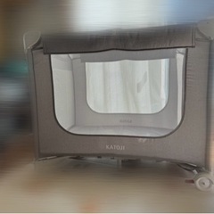 オムツ台付 ベビーベッド KATOJI  サークル