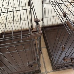 【受け渡し者決まりました】アイリスオーヤマ ペットケージ トイレトレーニングセットの画像