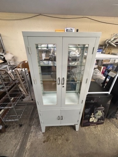 万代店　レトロ　ドクターキャビネット大豊鋼器 メディカルキャビネット ケビント