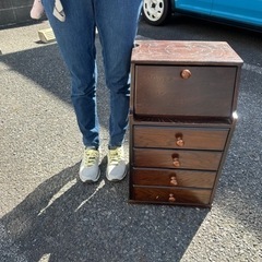 家具 収納家具 電話台？の画像