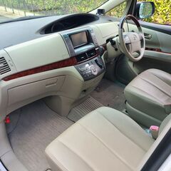 エスティマ2.4 アエラスGエディション　中期モデル　H21　車検6/9　103000ｋ　純正HDDナビ＆フルセグＴＶ＆フリップダウンモニター　カラーバックカメラ 　両側パワースライド　純正エアロ＆17ＡＷ　キセノン　7人乗りの画像