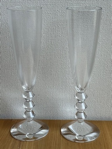 バカラ　シャンパングラス　2脚セット