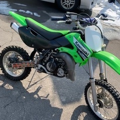 動作良好 KAWASAK カワサキ バイク 80cc モトクロス...