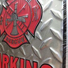 アメリカ雑貨　FIREFIGHTER　PARKING　ONLYの画像