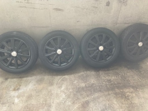 14インチ夏タイヤ付きアルミホイール4本