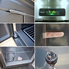 ≪yt1193ジ≫ ホシザキ 業務用冷凍冷蔵庫 HRF-180AF3 6ドア 幅180cm 奥行80cm 三相200V 逆相？ 2019年製 現状品 50803-03の画像