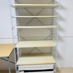 無印良品MUJIスチールユニットシェルフ棚ラック