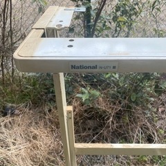  2槽式洗濯機用ユニット台 N-U71 ナショナル（パナソニック） National (Panasonic), ; 洗濯 ラック 衣類 布団 乾燥機 台　家具　収納　スチール足　棚　生活雑貨 洗濯用品 の画像