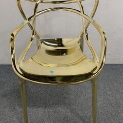 Kartell/カルテル  マスターズ ゴールド ダイニングチェア SFCH-K5864-GG フィリップ・スタルク③ 中古家具 店頭引取歓迎 R8079の画像